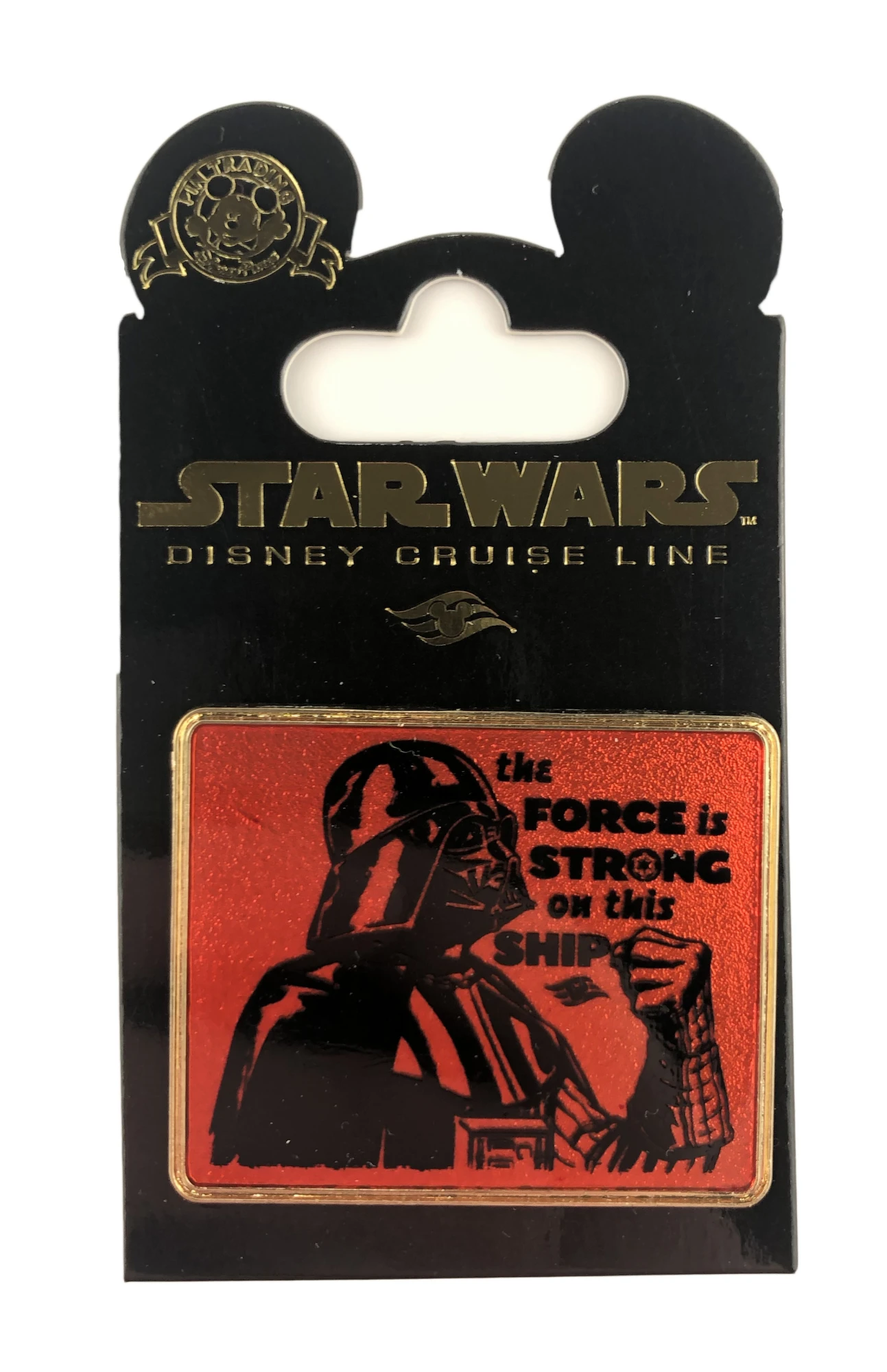 item Disney Pin - Disney Cruise Line - DCL - Star Wars Day At Sea - Darth Vader - The Force is Strong 113688
