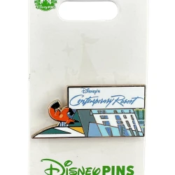 item Disney Pin - Contemporary Resort - The Incredibles - Mr. Incredible - Riding the Monorail 157645