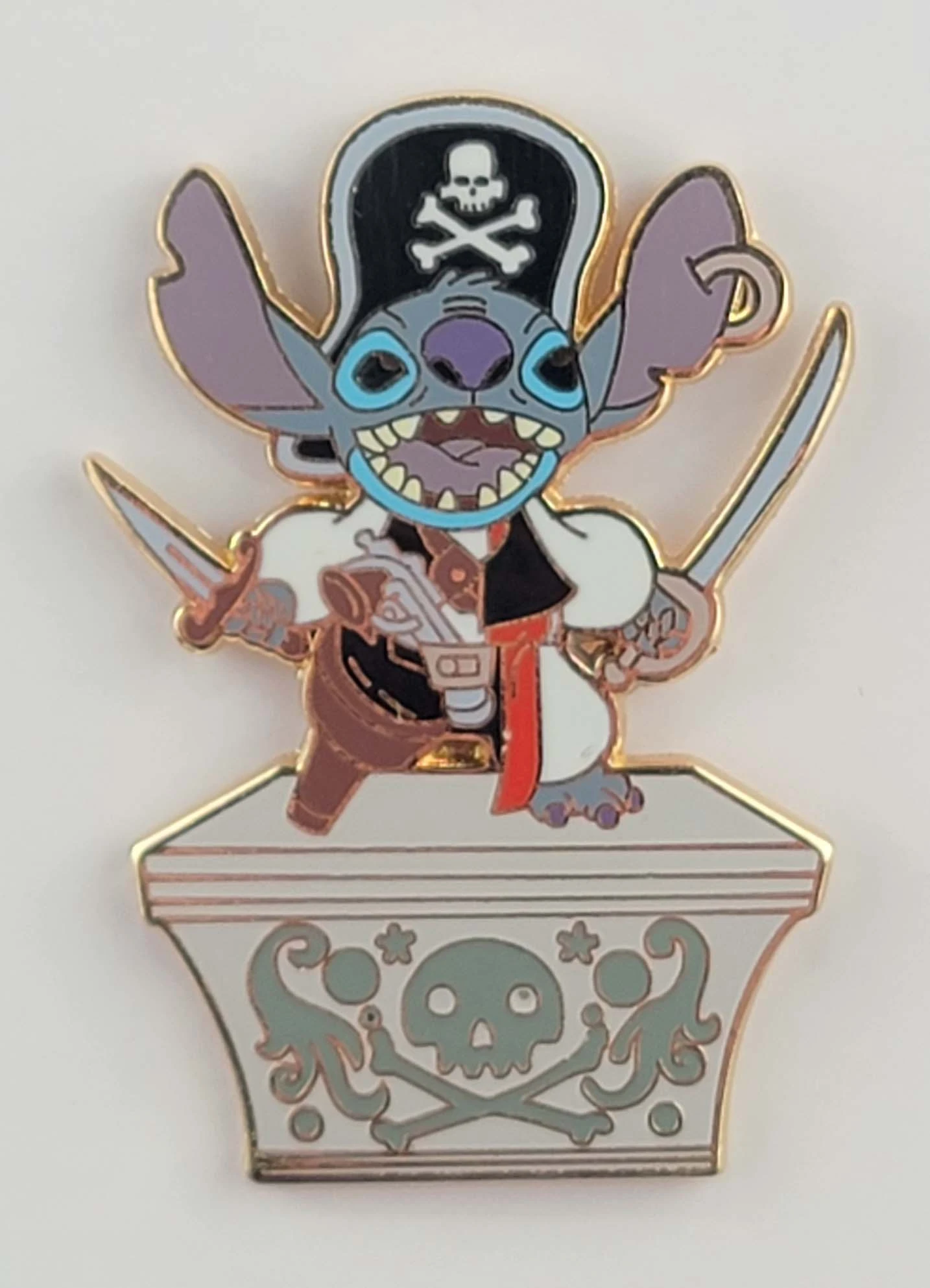 item Disney Pin - Adventures on the 7 Seas Lagoon - Pirate Stitch 54829