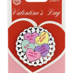 item Disney Pin - 2021 Valentine's Day - Mickey Mouse Conversation Hearts 145640