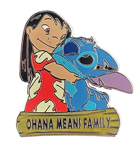 item Disney Pin - Lilo and Stitch - Hug Ohana Means Family - Pin Only 511bpd05fpljpg