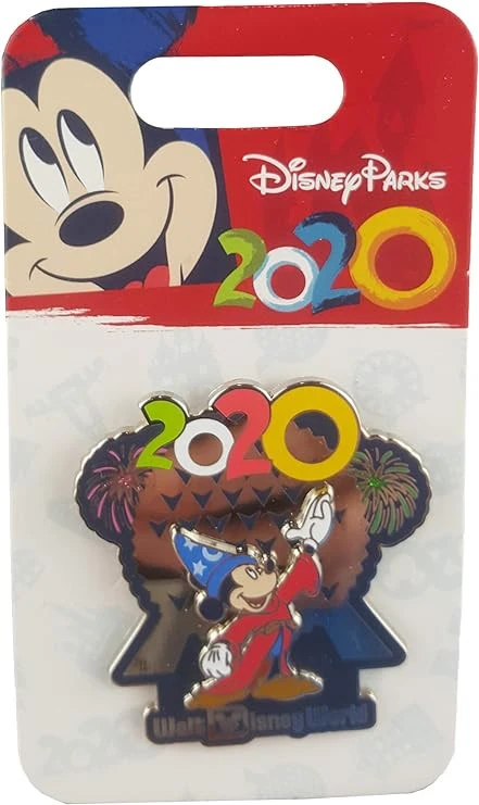 item Disney Pin - Walt Disney World - Dated 2020 - Sorcerer Mickey at Spaceship Earth 71di2tvnvul-ac-sy741-jpg