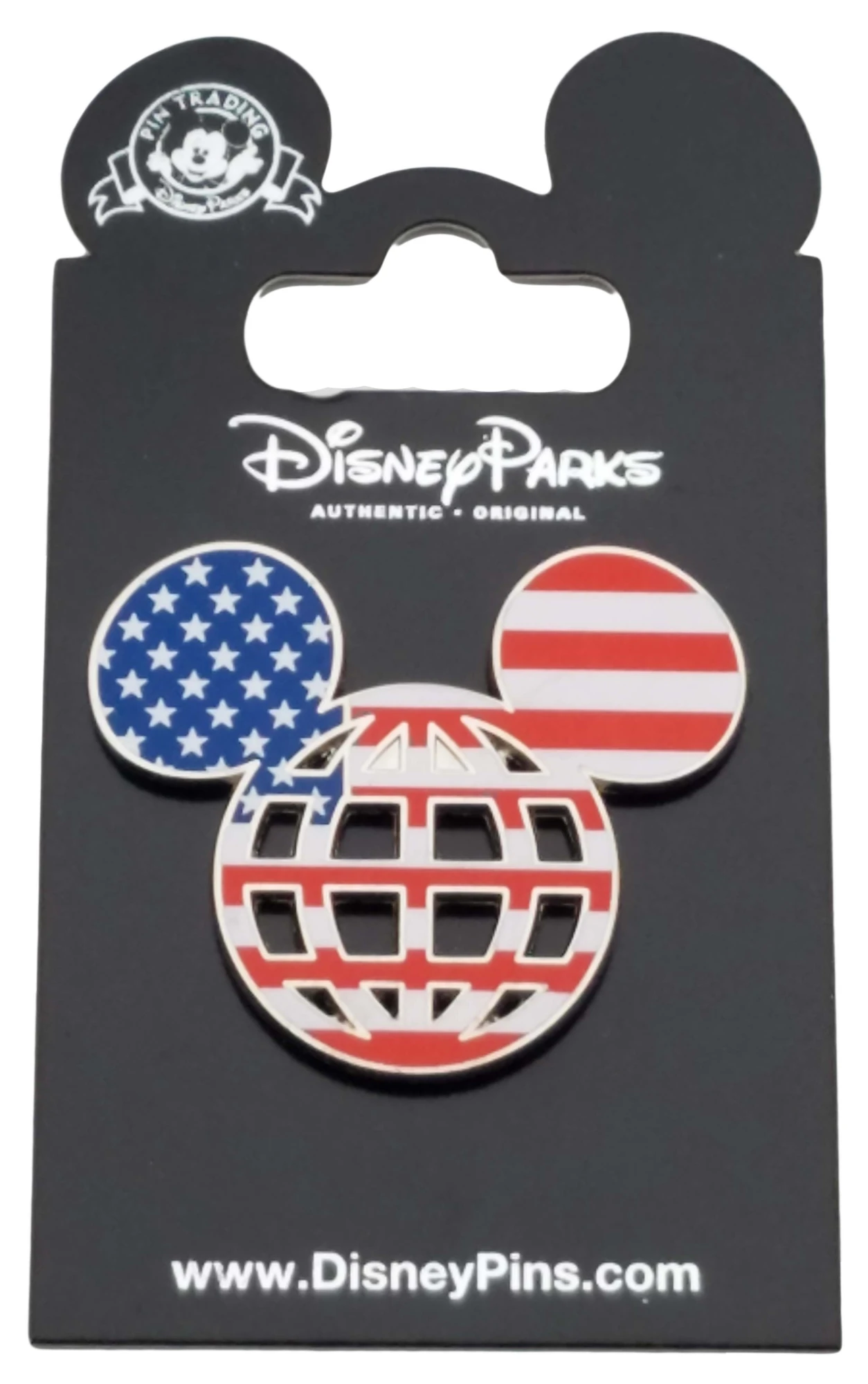 item Disney Pin - Mickey Mouse - American Flag Lattice - Icon 116438