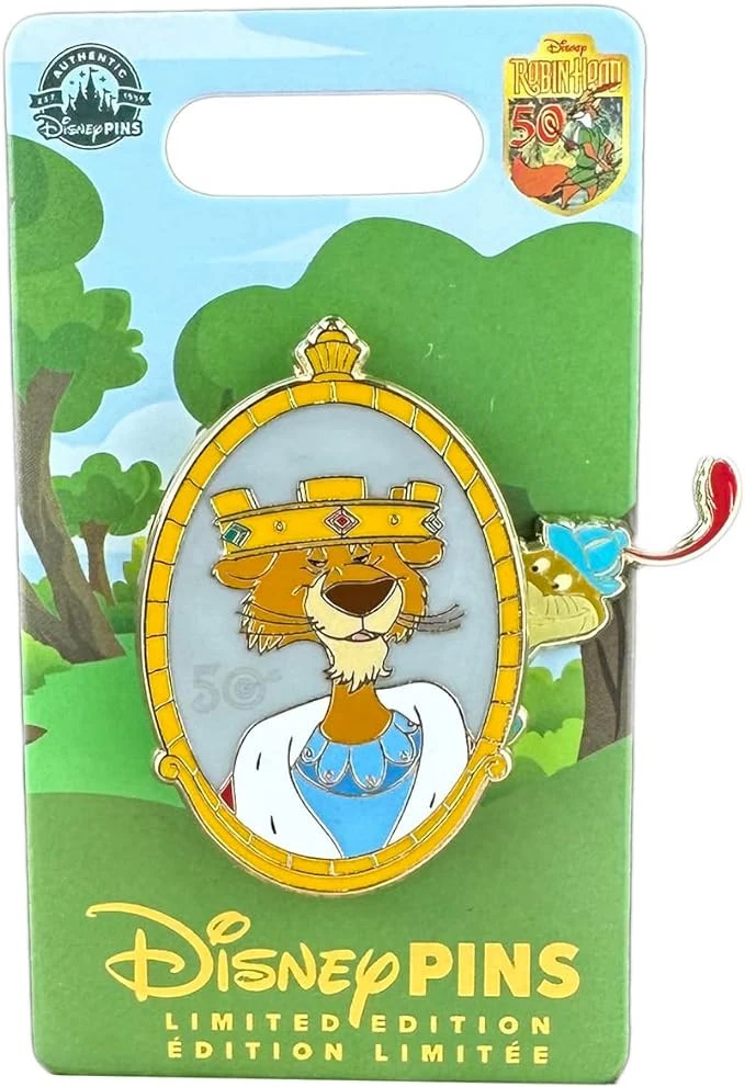 item Disney Pin - Robin Hood - 50th Anniversary - Prince John and Sirr Hiss 61-ekjmrvbl-ac-sx679-jpg