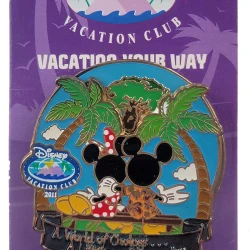 item Disney Pin - Disney Vacation Club - Minnie and Mickey - A World of Choices A Lifetime of Memories - Spinner 81336c