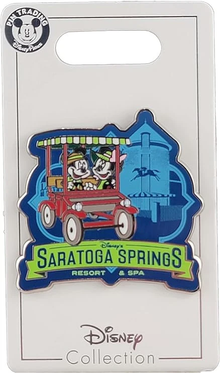 item Disney Pin - Saratoga Springs Resort - Mickey and Minnie Mouse - Cart 71gaooi-gfl-ac-sy741-jpg