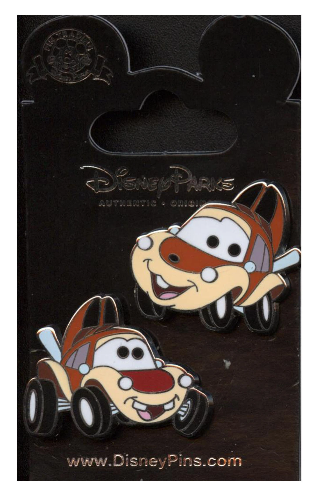 item Disney Pin - Disney Characters as Cars - Chip & Dale 2 Pin Set 95210 amz