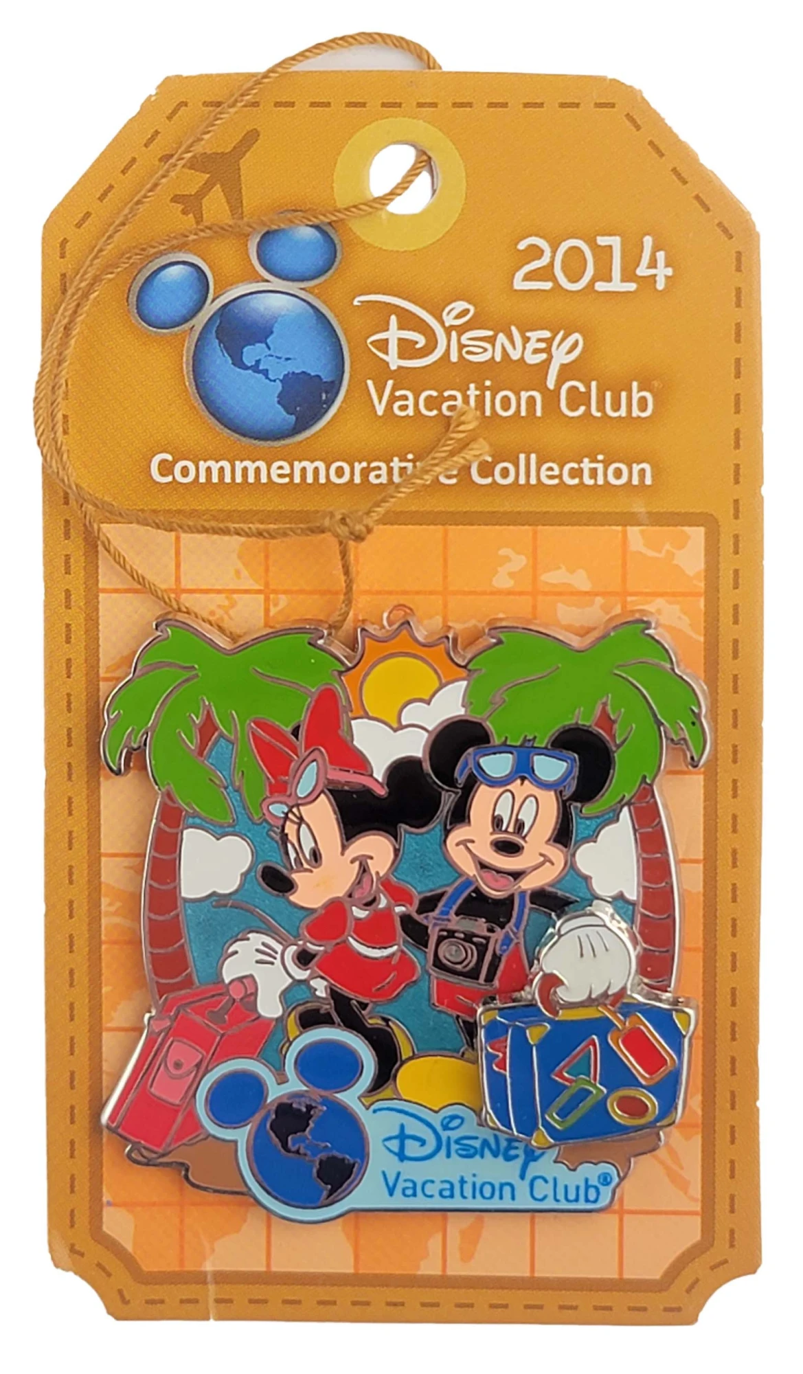 item Disney Pin - Disney Vacation Club - 2014 - Mickey & Minnie 99951