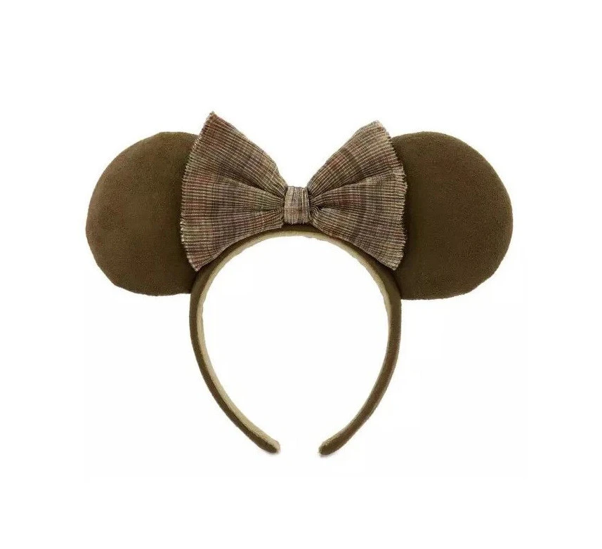 item Disney Parks - Minnie Mouse Ears Headband - Olive Olive 4