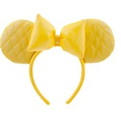 item Disney Parks - Minnie Mouse Ears Headband - Yellow Quilted Yellow Quilted