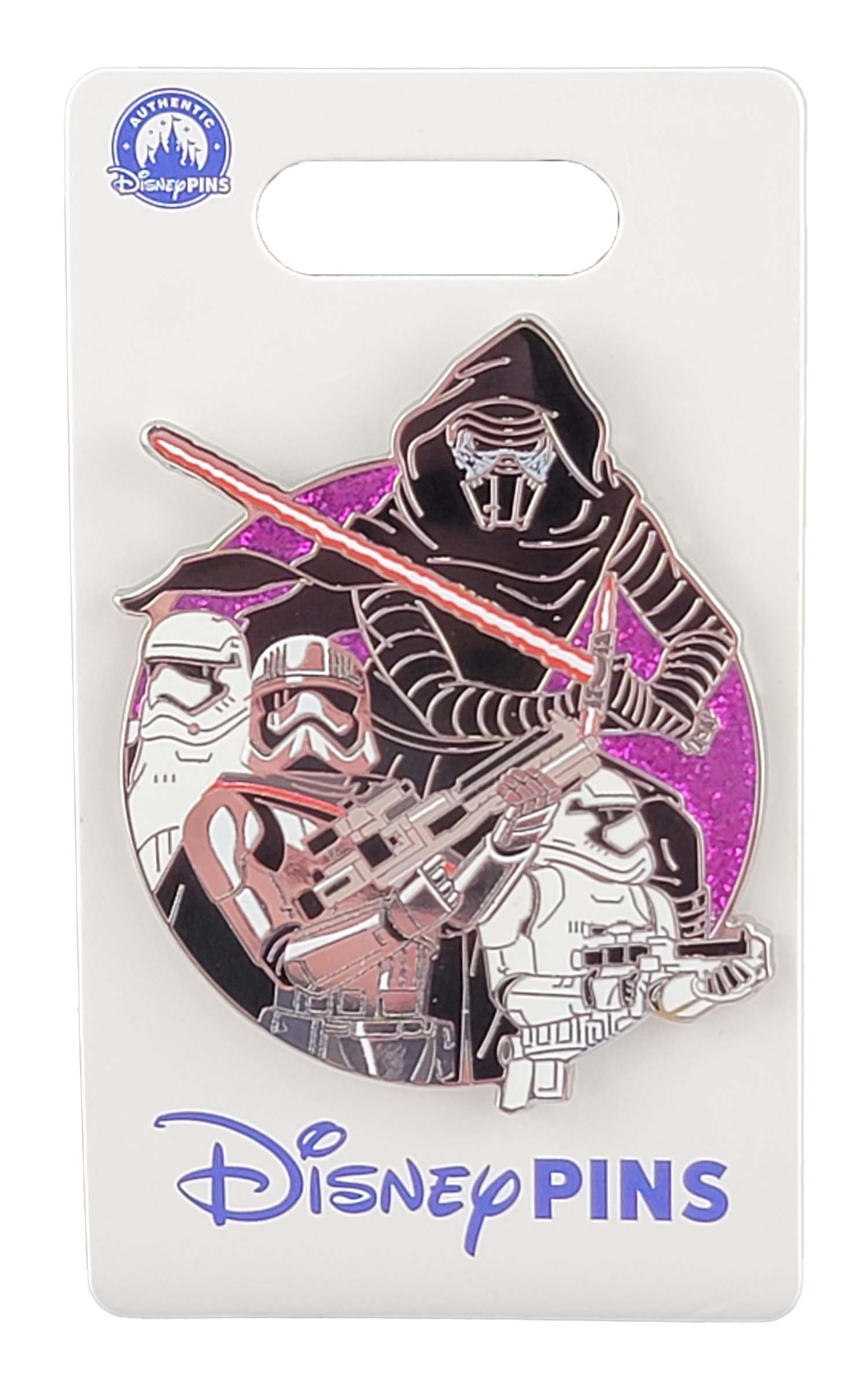products Disney Pin - Character Cluster - Star Wars - First Order Cast - Kylo Ren, Captain Phasma and Stormtroopers