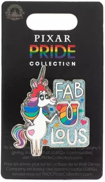 products Disney Pin - Pixar Pride - Inside Out - Rainbow Fabulous - Unicorn