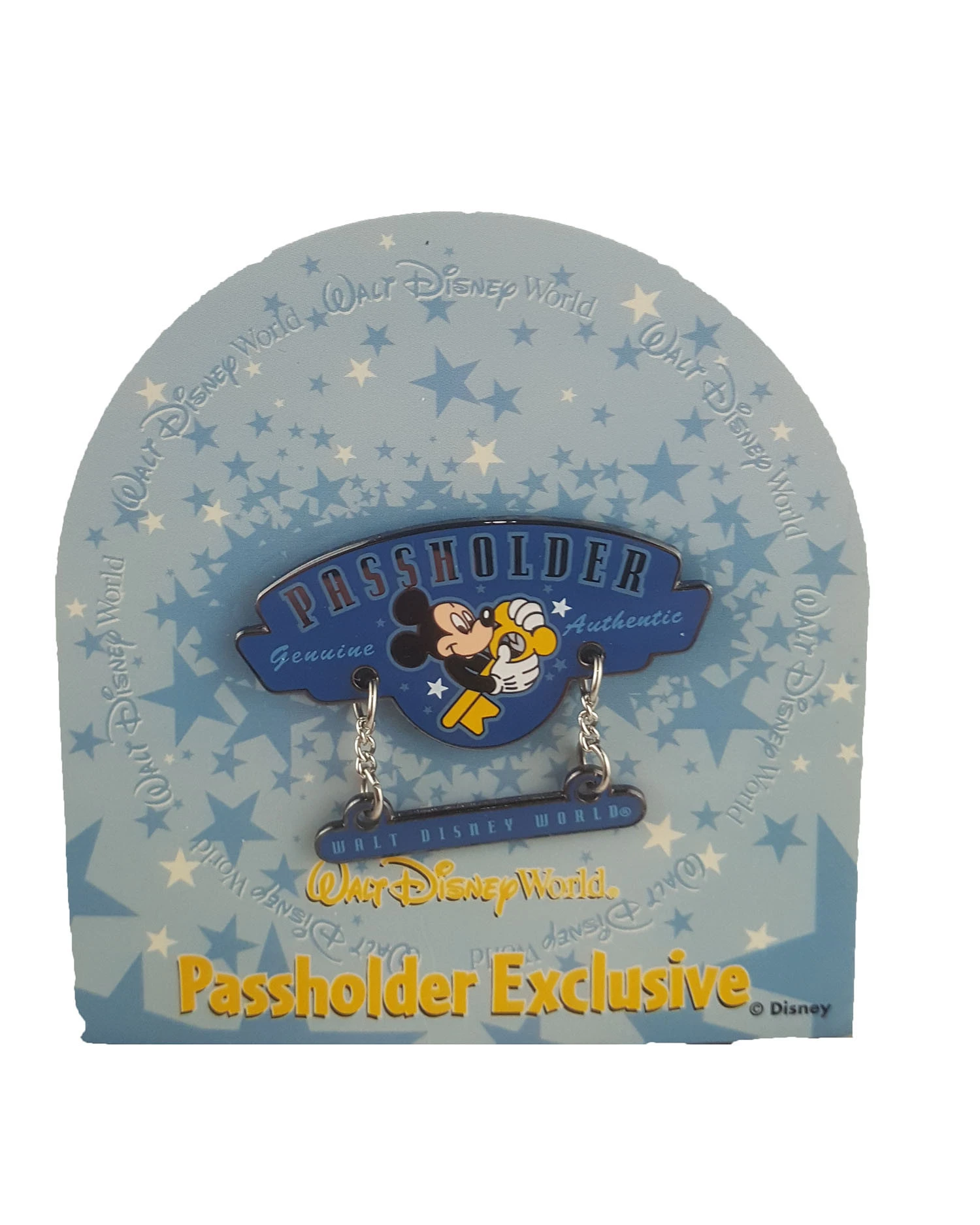 item Disney Pin - Mickey Mouse - Annual Passholder Exclusive Genuine Authentic - Dangle 13976