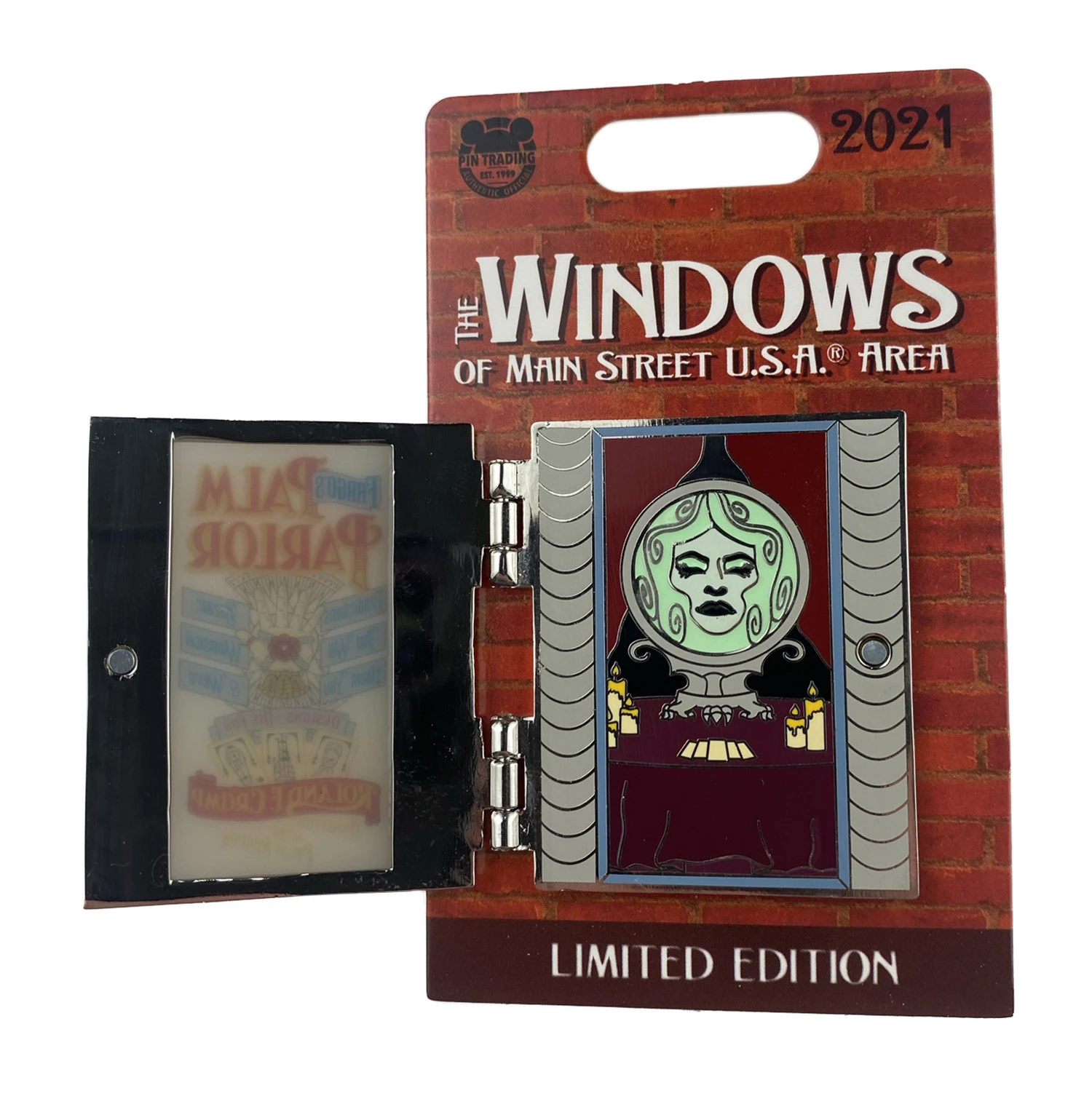 item Disney Pin - Windows of Main Street USA - Fargo's Palm Parlor - Madame Leota 148795 2