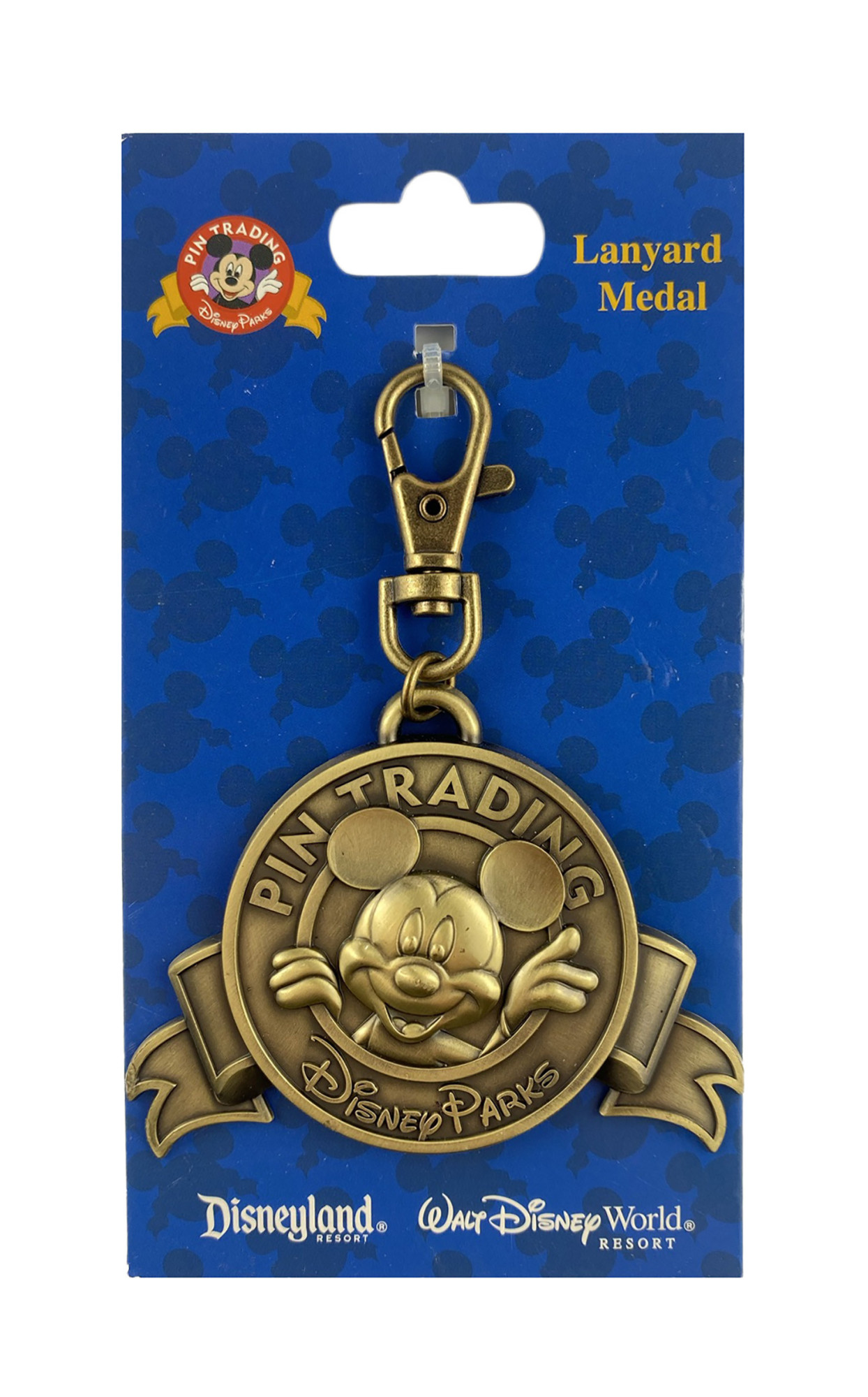 Disney Pin - Pin Trading Lanyard Medal - Parks Collectibles