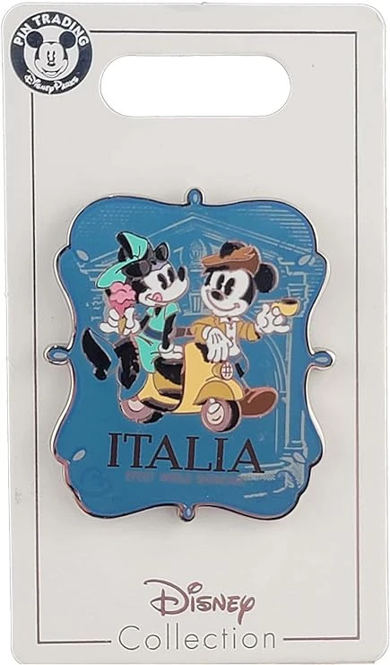 item Disney Pin - EPCOT World Showcase - Italy - Italia - Mickey and Minnie Mouse Scooter 71mkfpjpobl-ac-sy741-jpg