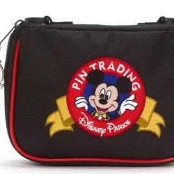 item Disney Pin Bag - 25th Anniversary Mickey Mouse Pin Trading - Crossbody 91931 25 Years Pin Trading Crossbody Bag b.webp