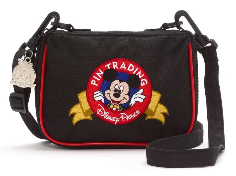 products Disney Pin Bag - 25th Anniversary Mickey Mouse Pin Trading - Crossbody
