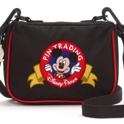 item Disney Pin Bag - 25th Anniversary Mickey Mouse Pin Trading - Crossbody 91931 25 Years Pin Trading Crossbody Bag a.webp