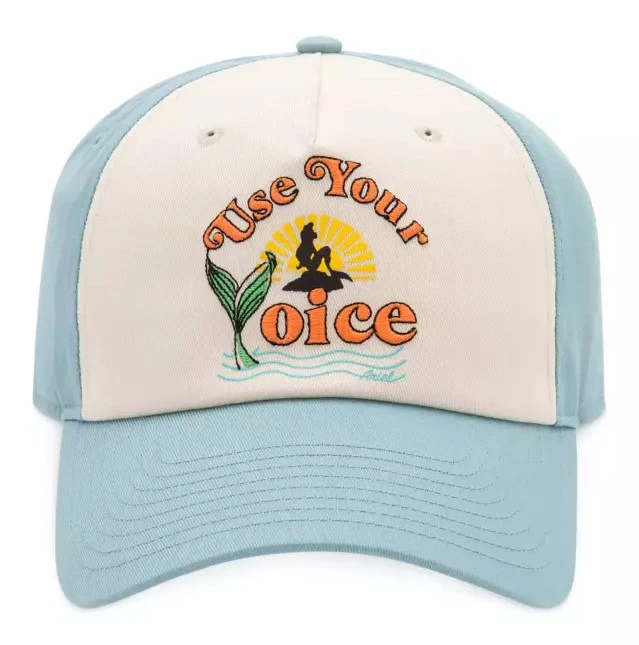 item Disney Parks - Baseball Hat/Cap - The Little Mermaid - Use Your Voice Use Your Voice Cap.webp