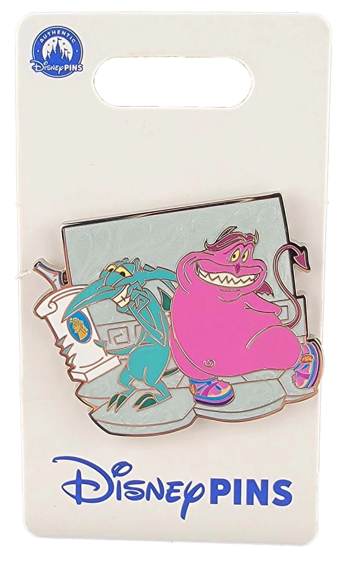 products Disney Pin - Hercules - Pain and Panic Sitting on a Bench