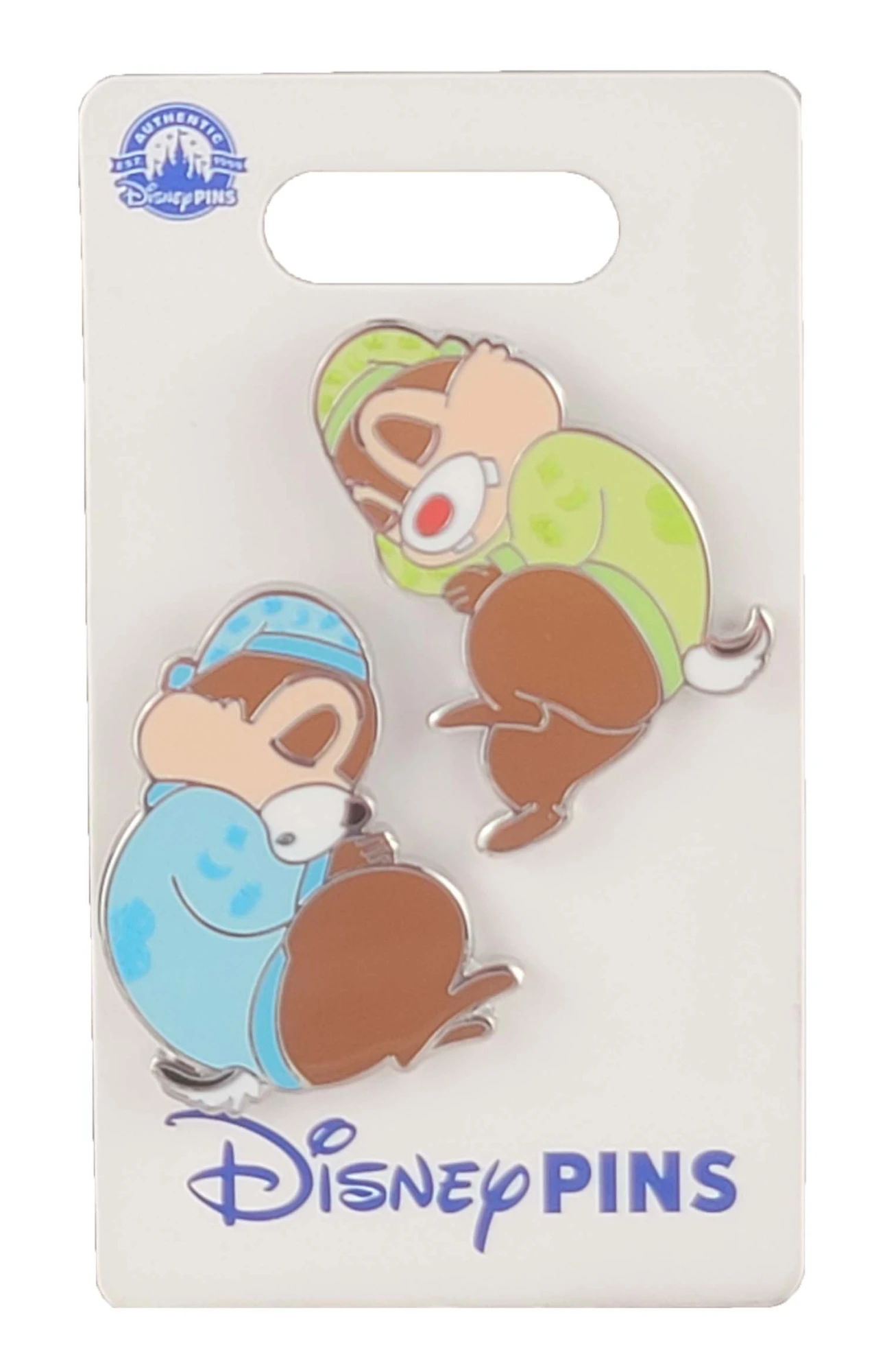 item Disney Pin - Chip and Dale - Sleeping - Pajamas - Set 162537