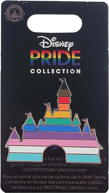 products Disney Pin - DLR - Disneyland Resort - Rainbow Pride - Sleeping Beauty Castle