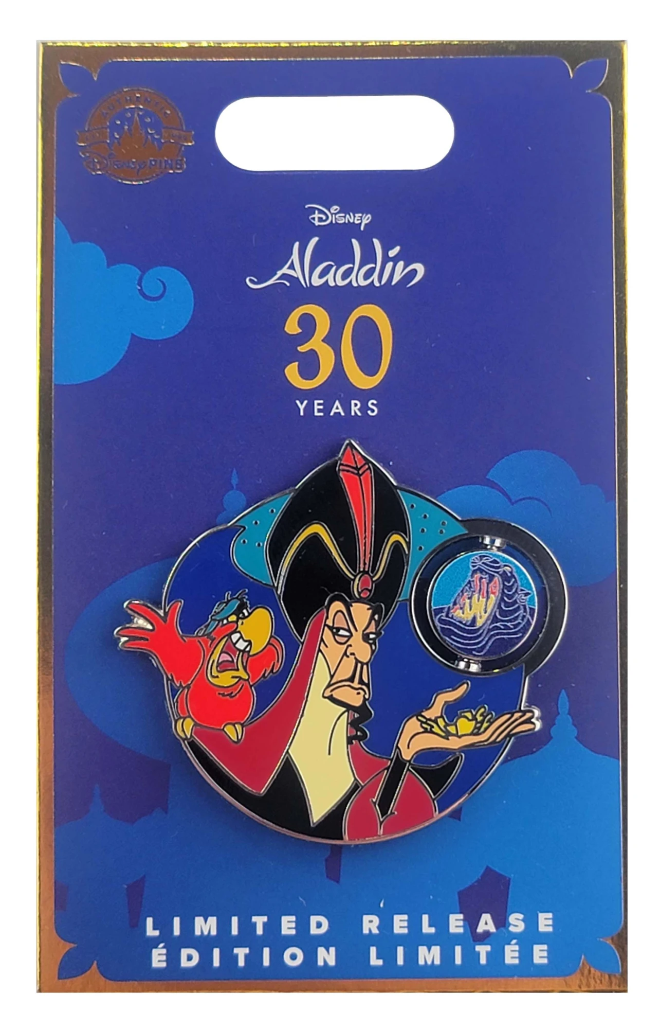 item Disney Pin - Aladdin - 30th Anniversary - Jafar and Lago 152318a