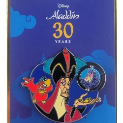 item Disney Pin - Aladdin - 30th Anniversary - Jafar and Lago 152318a