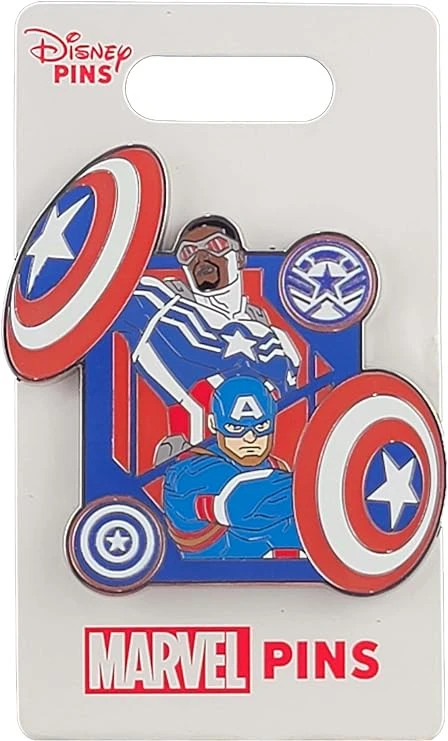 item Disney Pin - Marvel - Falcon Winter Soldier - Captain America Sam Wilson & John Walker 71j9hoknkul-ac-sy741-jpg