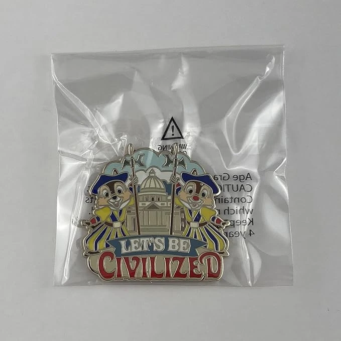 item Adventures By Disney Pin - Lets Be Civilized - Chip and Dale 71jvf3wfzrs-ac-sx679-jpg