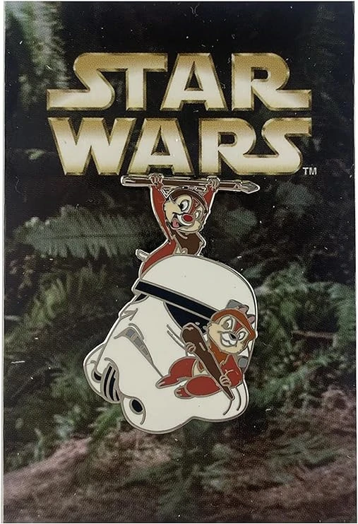 item Disney Pin - Star Wars Mystery Pin Collection - Chip and Dale as Ewoks 81ot6ozhfcl-ac-sy741-jpg