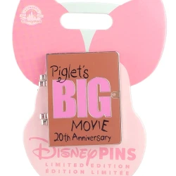 item Disney Pin - Winne the Pooh - Piglets Big Movie - 20th Anniversary 154184