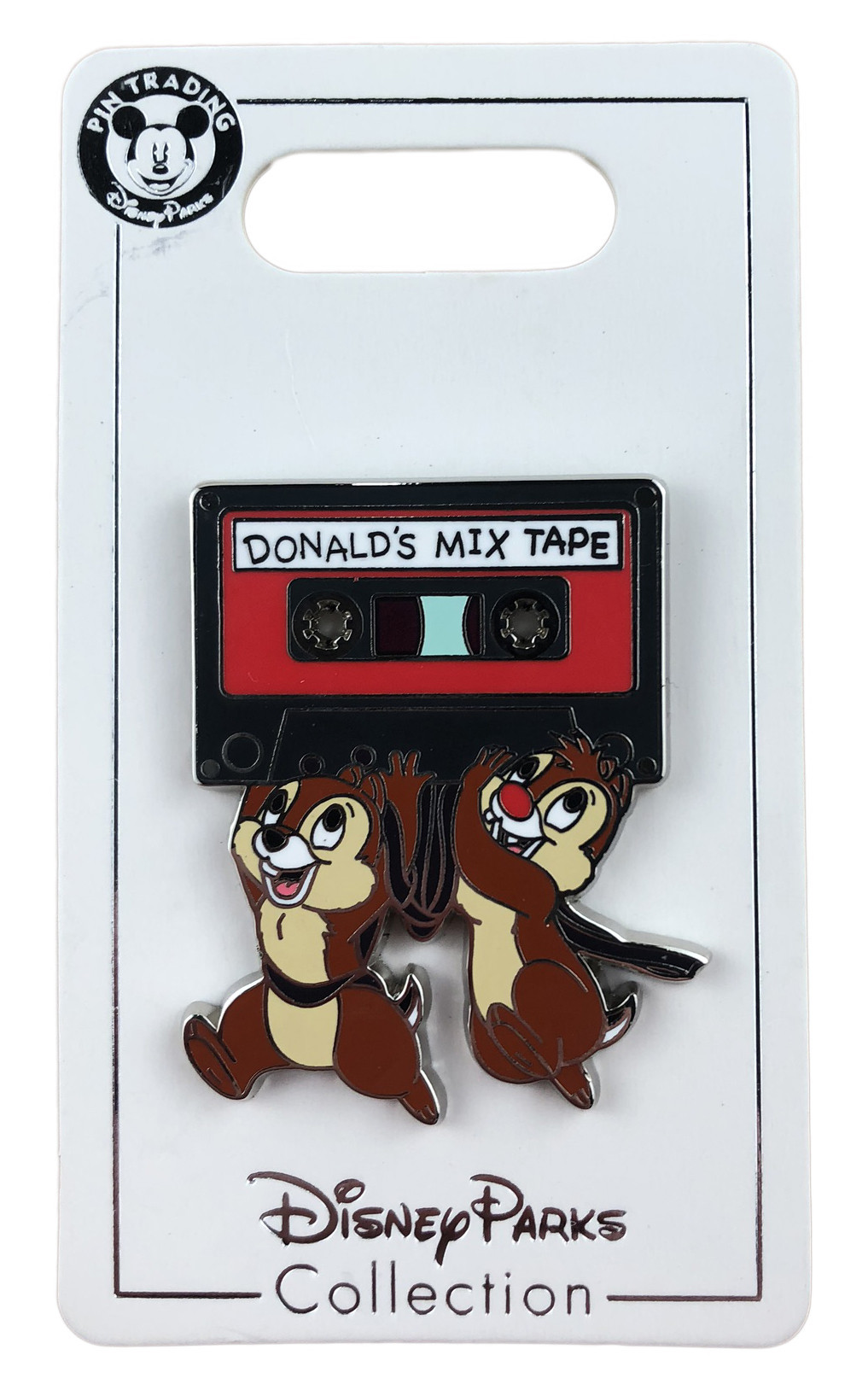 products Disney Pin - Chip and Dale carrying Donald's Mix Tape
