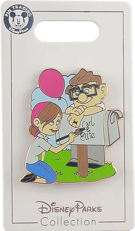 item Disney Pin - UP - Carl and Ellie - Mailbox 71i8gcd8xsl-ac-sy741-jpg