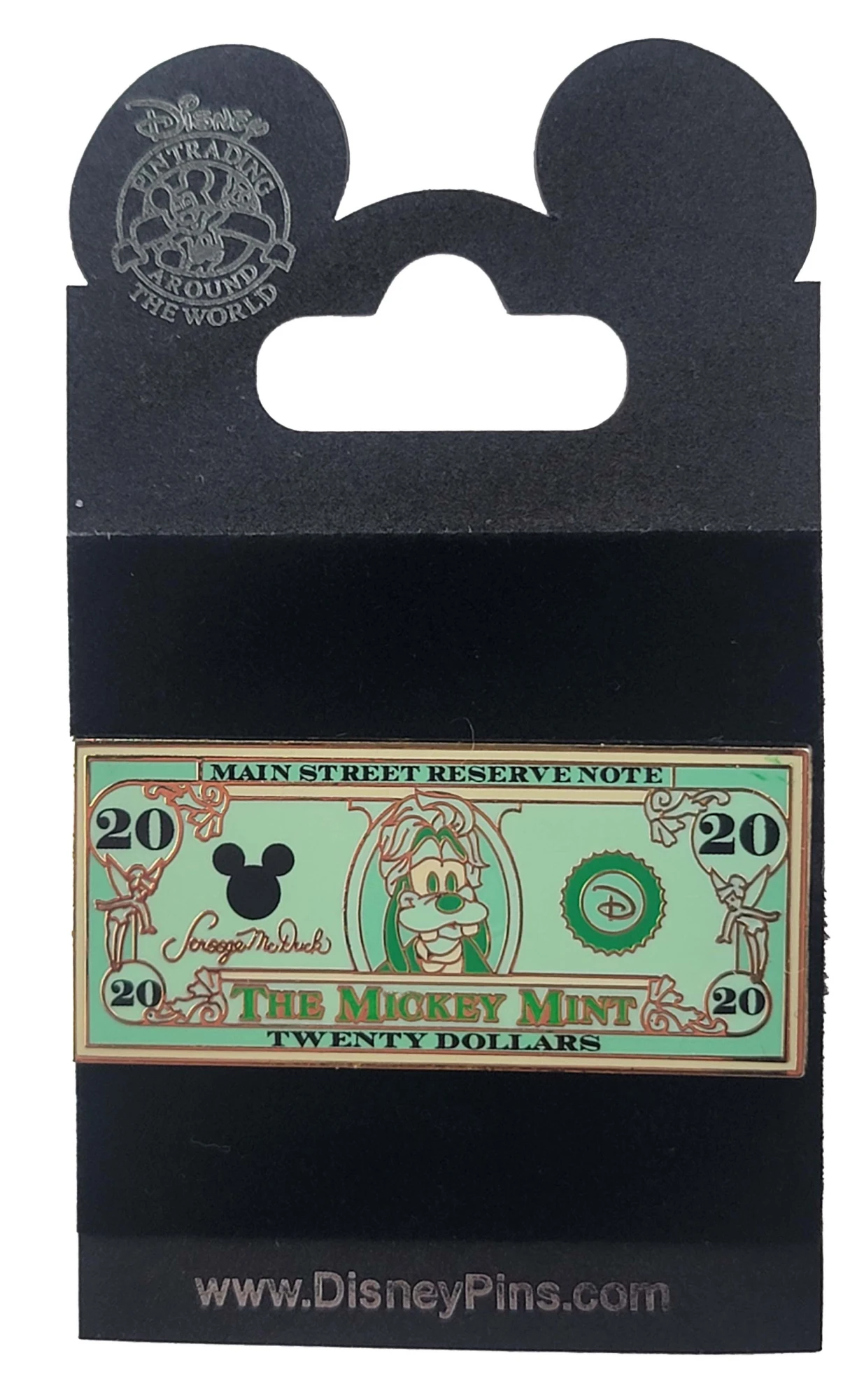 item Disney Pin - The Mickey Mint - 20 Dollar Bill (Goofy) 61025