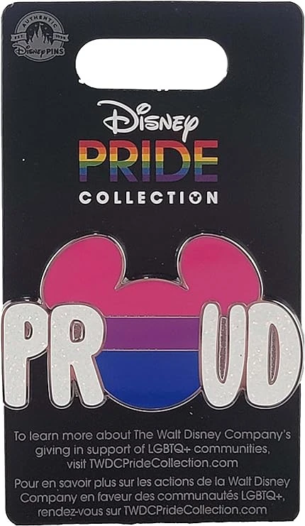 item Disney Pin - Rainbow Pride Collection - Mickey Mouse Icon - Proud Bisexual Flag 71lqwvwiiil-ac-sy741-jpg