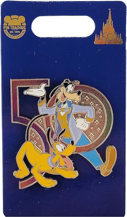 products Disney Pin - Walt Disney World - 50th Anniversary - Goofy and Pluto