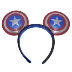 item Disney Parks - Mickey Mouse Ears Headband - Marvel - Captain America - Super Soldier Captain America - Super Soldier