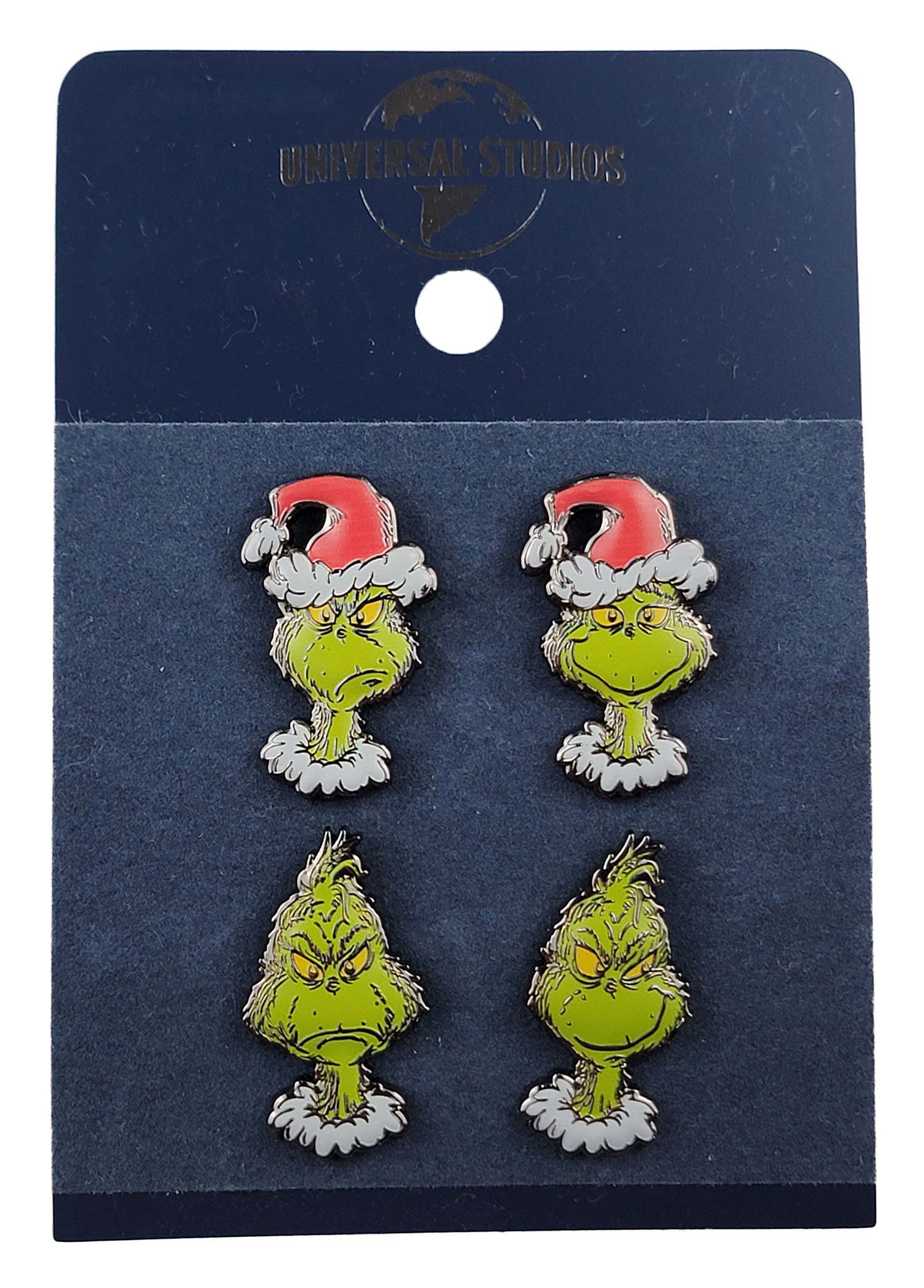 products Universal Studios - Dr. Seuss - How the Grinch Stole Christmas - Expressions / Emojis - 4 Pin Set