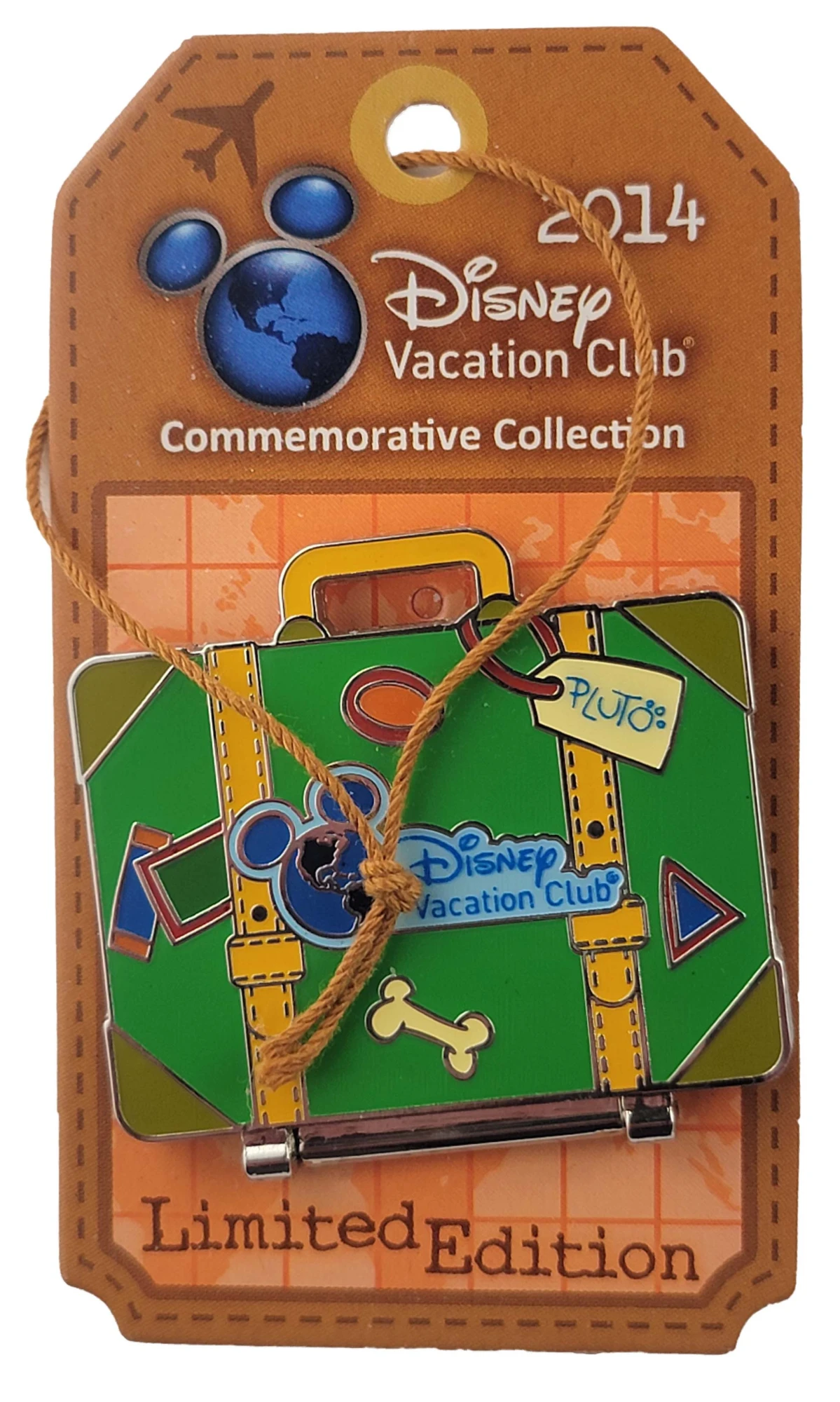 item Disney Pin - Disney Vacation Club 2014 - Luggage - Pluto 99953