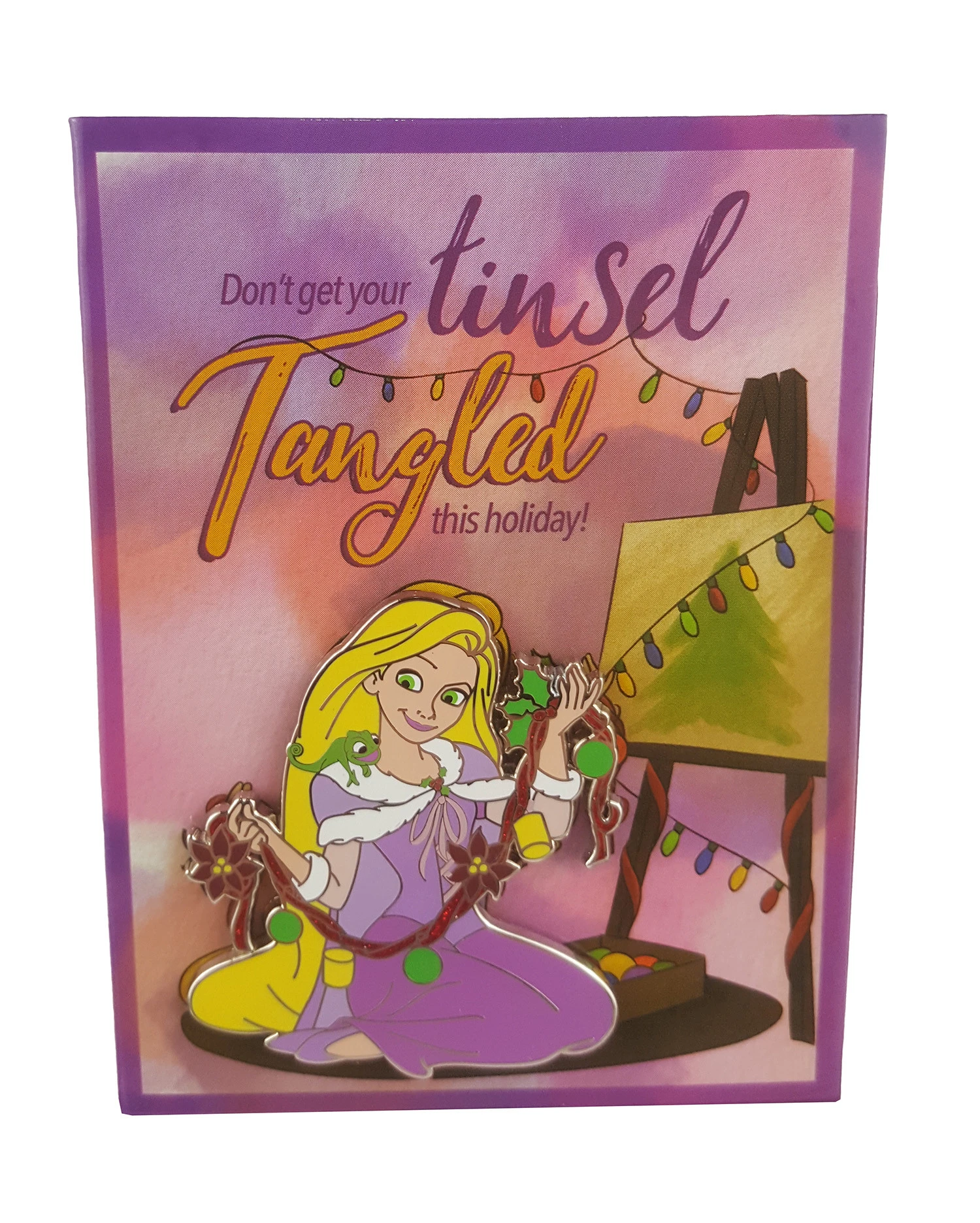 item Disney Pin - Greeting Card - Tinsel Tangled - Rapunzel 138671