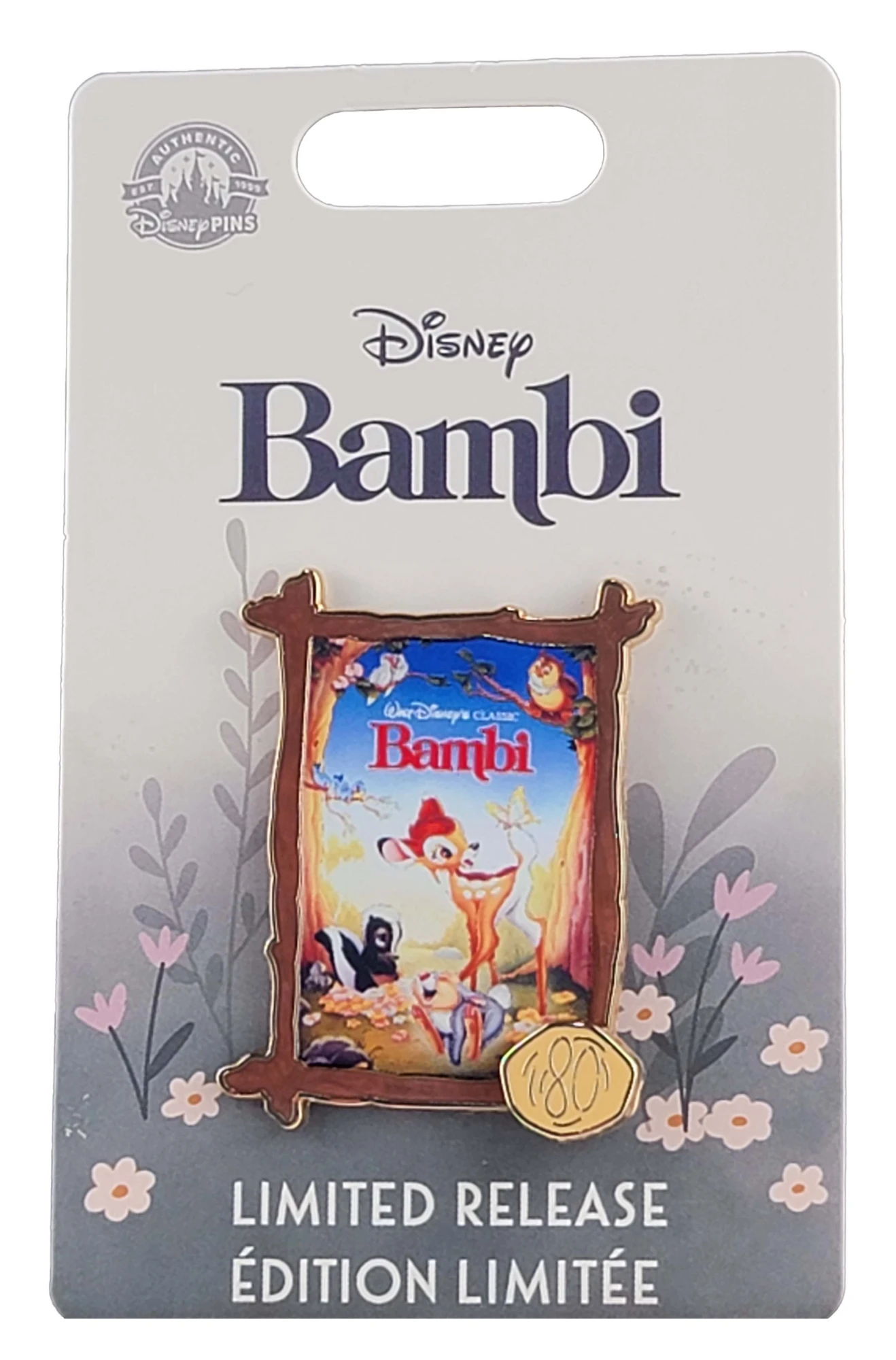 item Disney Pin - Bambi - Poster - 80th Anniversary 149560