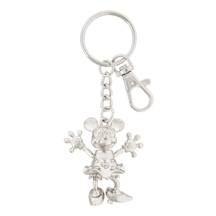 products Disney Keychain - Silver-Tone Articulated Minnie