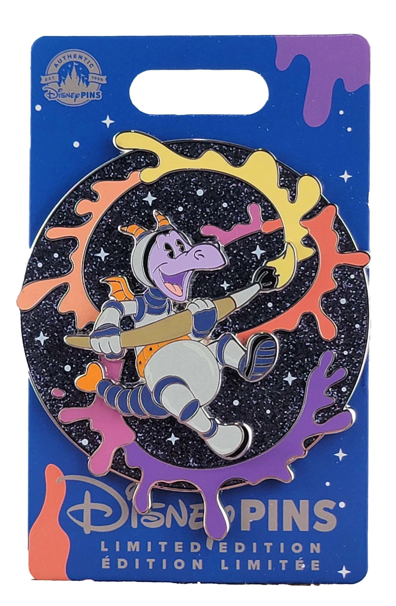 item Disney Pin - Astronaut Figment - Painting - Jumbo 155879 9