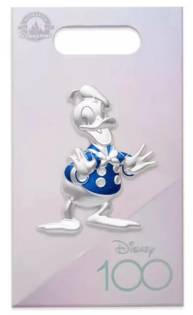 item Disney Pin - Disney 100 Celebration - Platinum - Donald Duck 153028