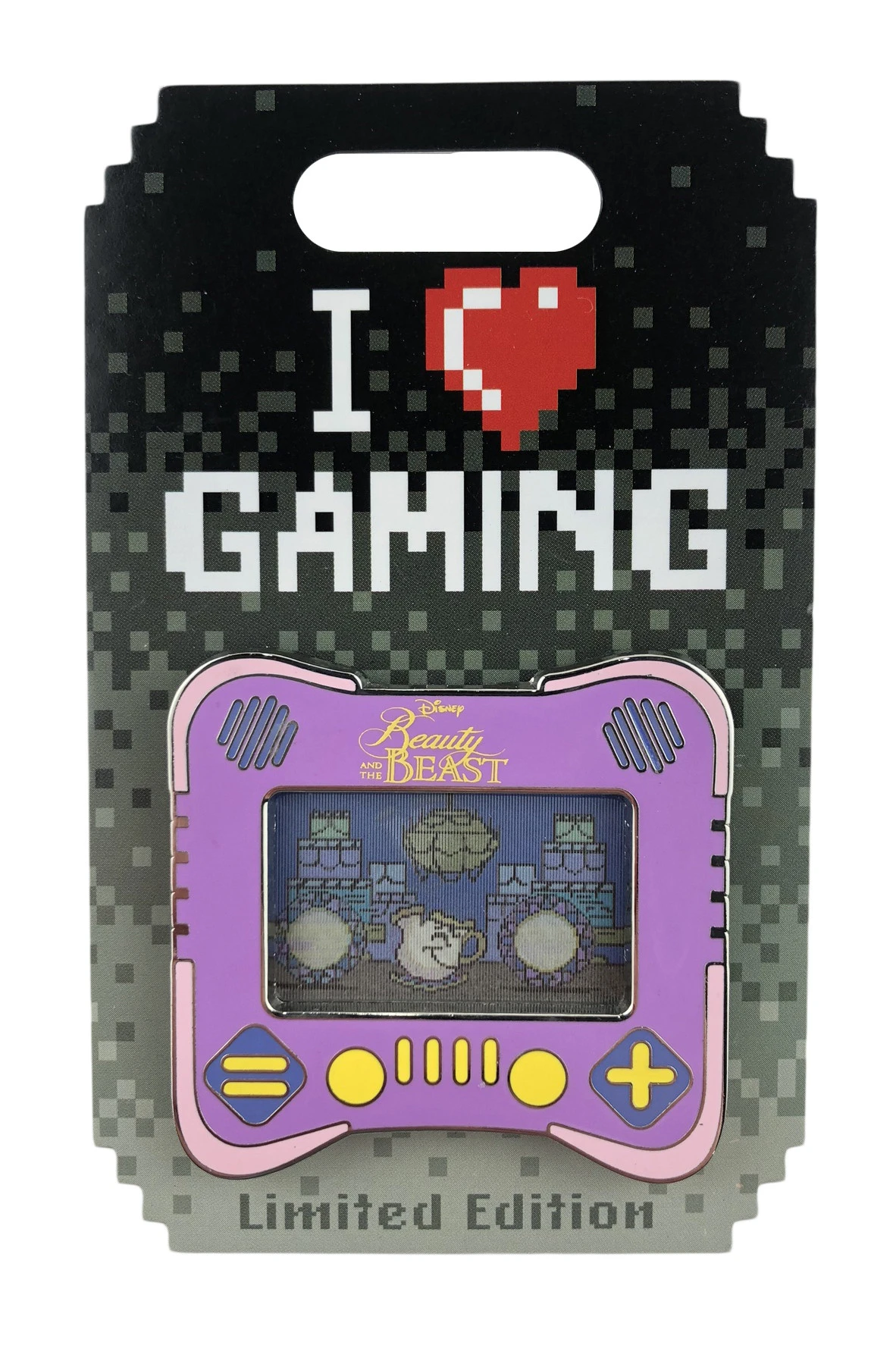 item Disney Pin - I Heart Gaming - Beauty and the Beast 135179