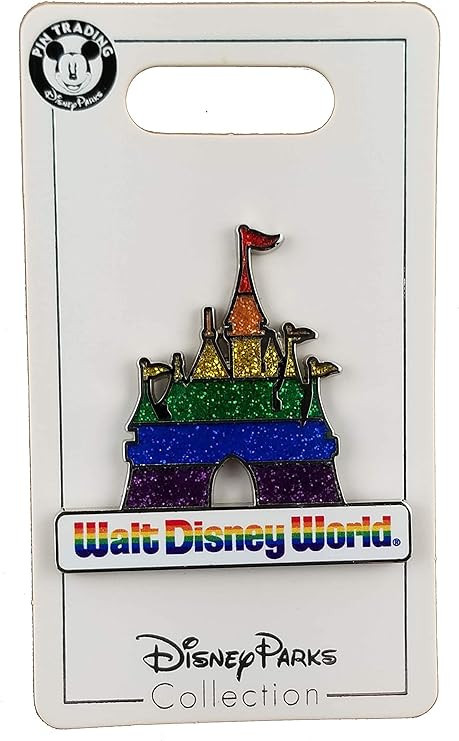 products Disney Pin - Rainbow Pride Colors - Cinderella Castle