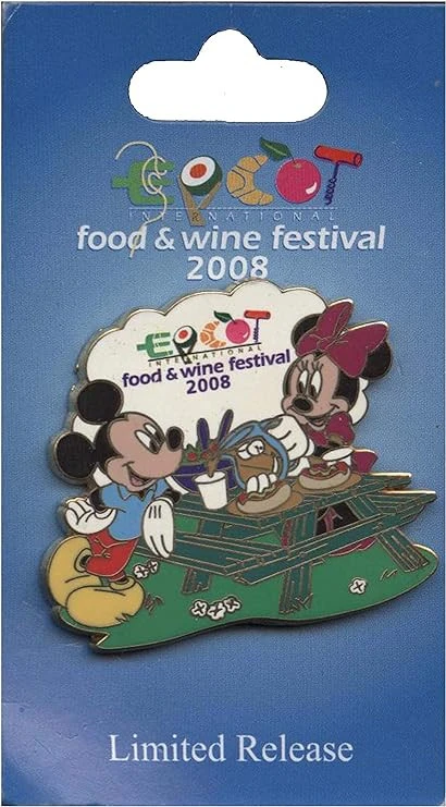item Disney Pin - Epcot Food and Wine Festival 2008 - Mickey and Minnie Mouse 81nx0abr8yl-ac-sy741-jpg