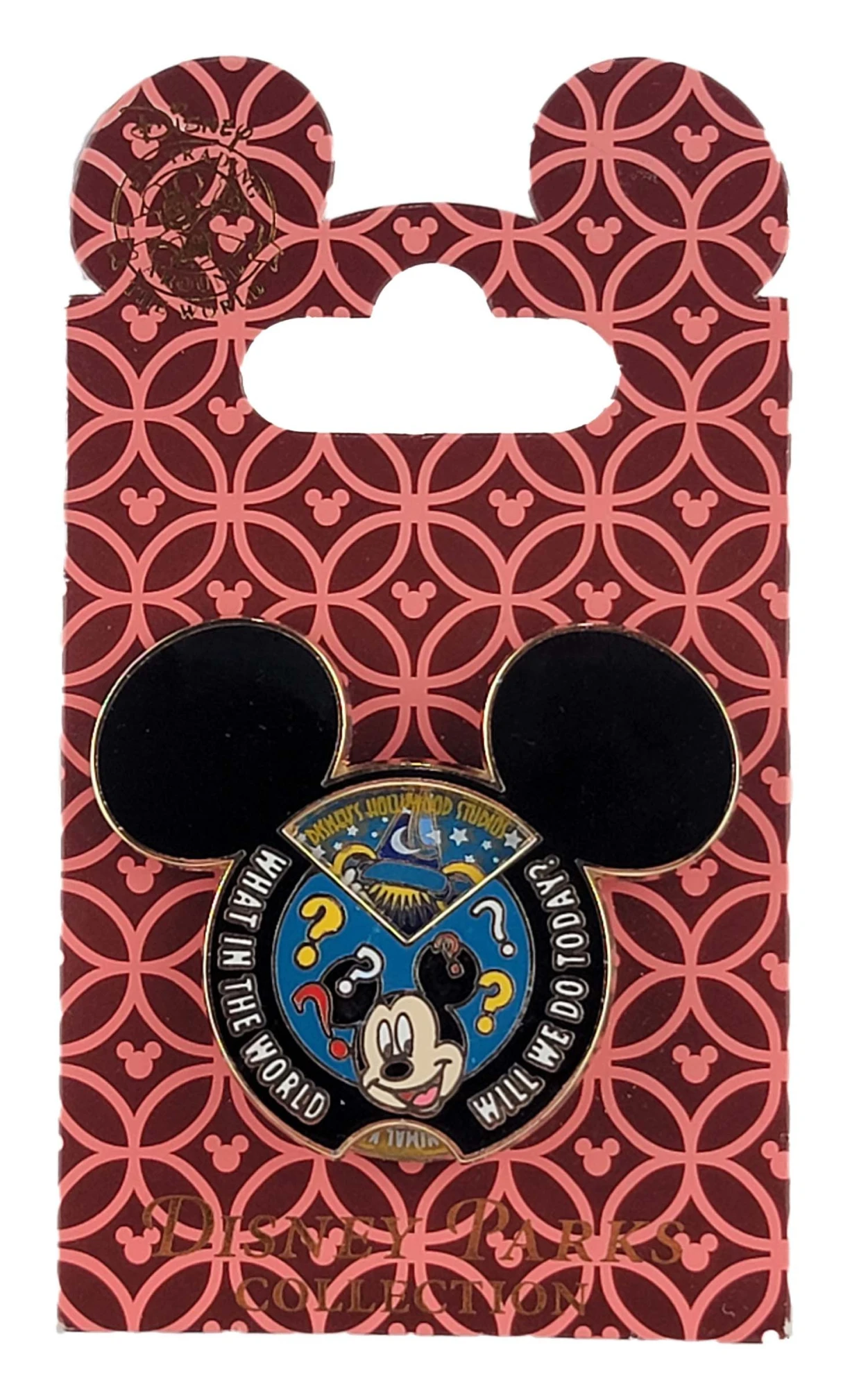 item Disney Pin - Create-A-Pin - What In the World Will We Do Today? - Disney's Hollywood Studios Variant (Spinner) 65916c